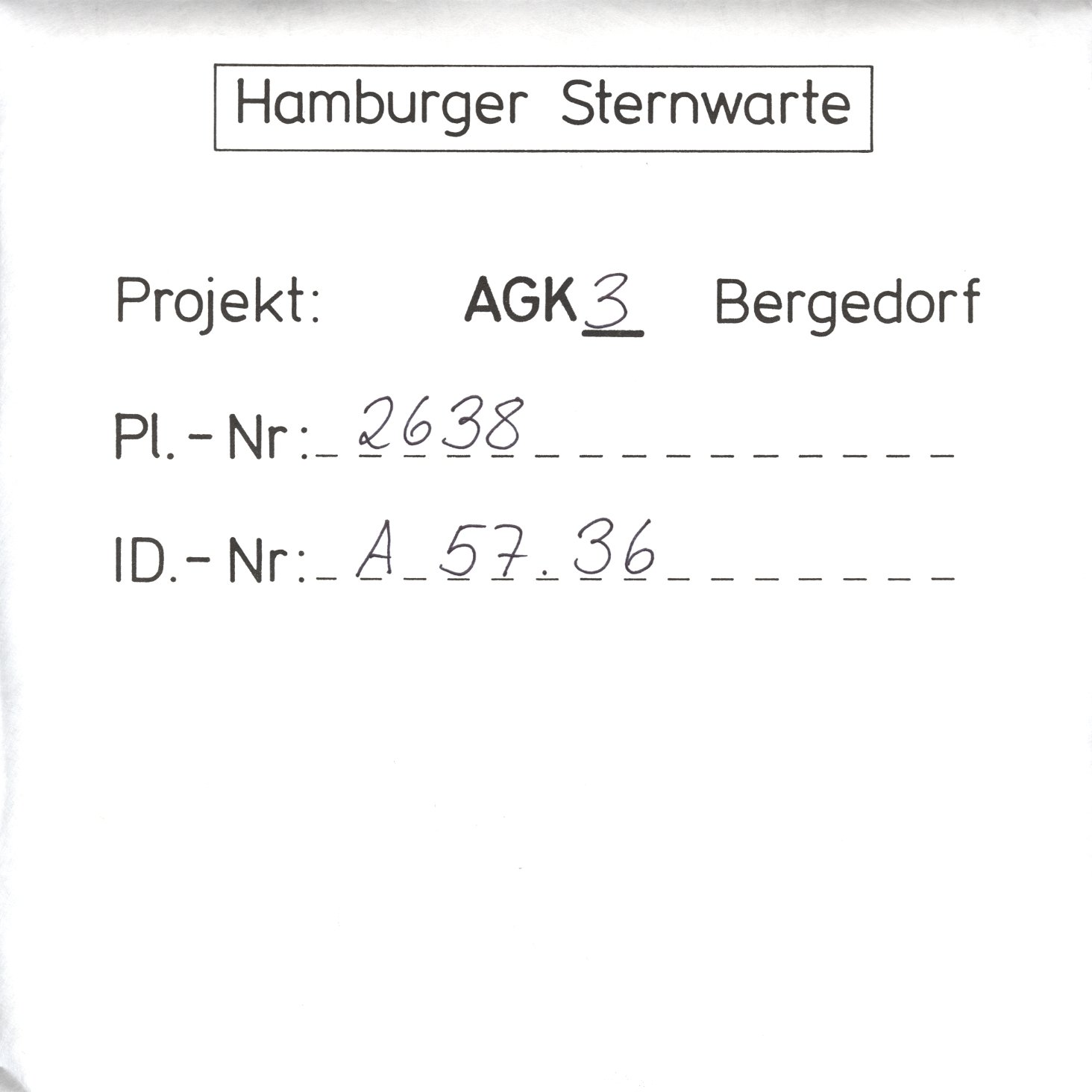 Plattenhuelle AG02638