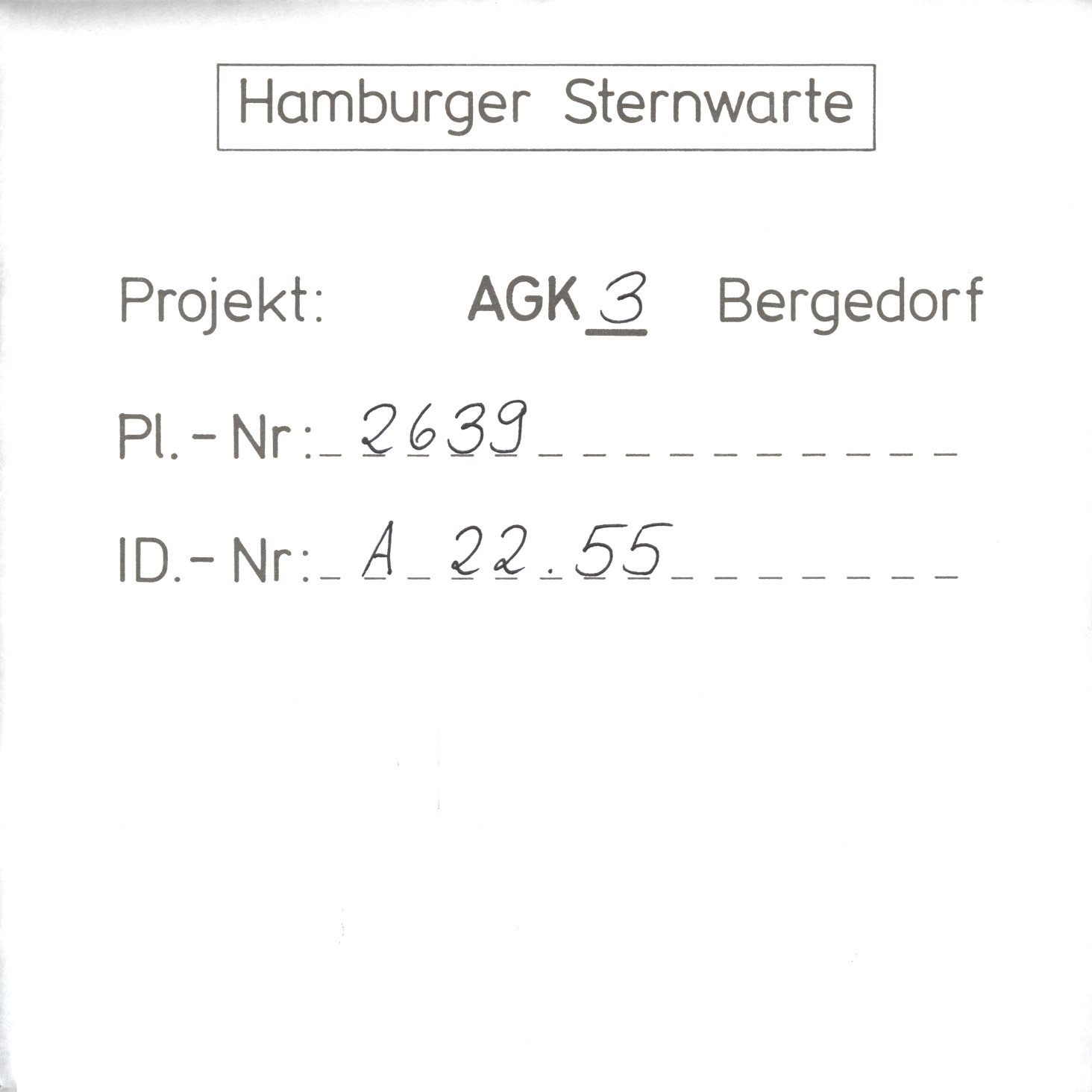 Plattenhuelle AG02639