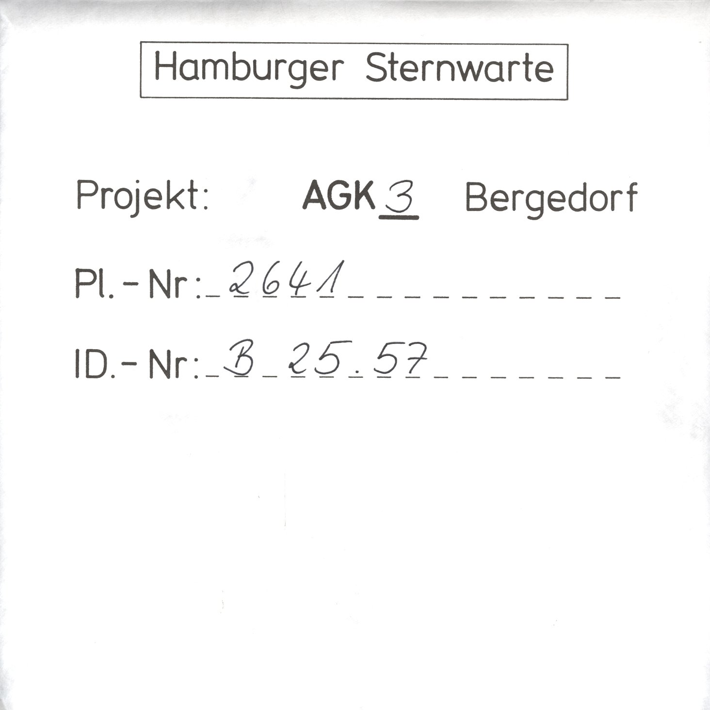 Plattenhuelle AG02641