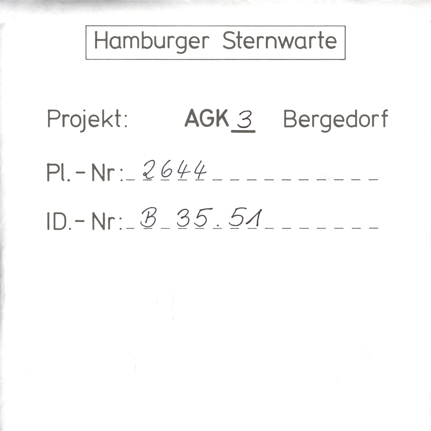 Plattenhuelle AG02644