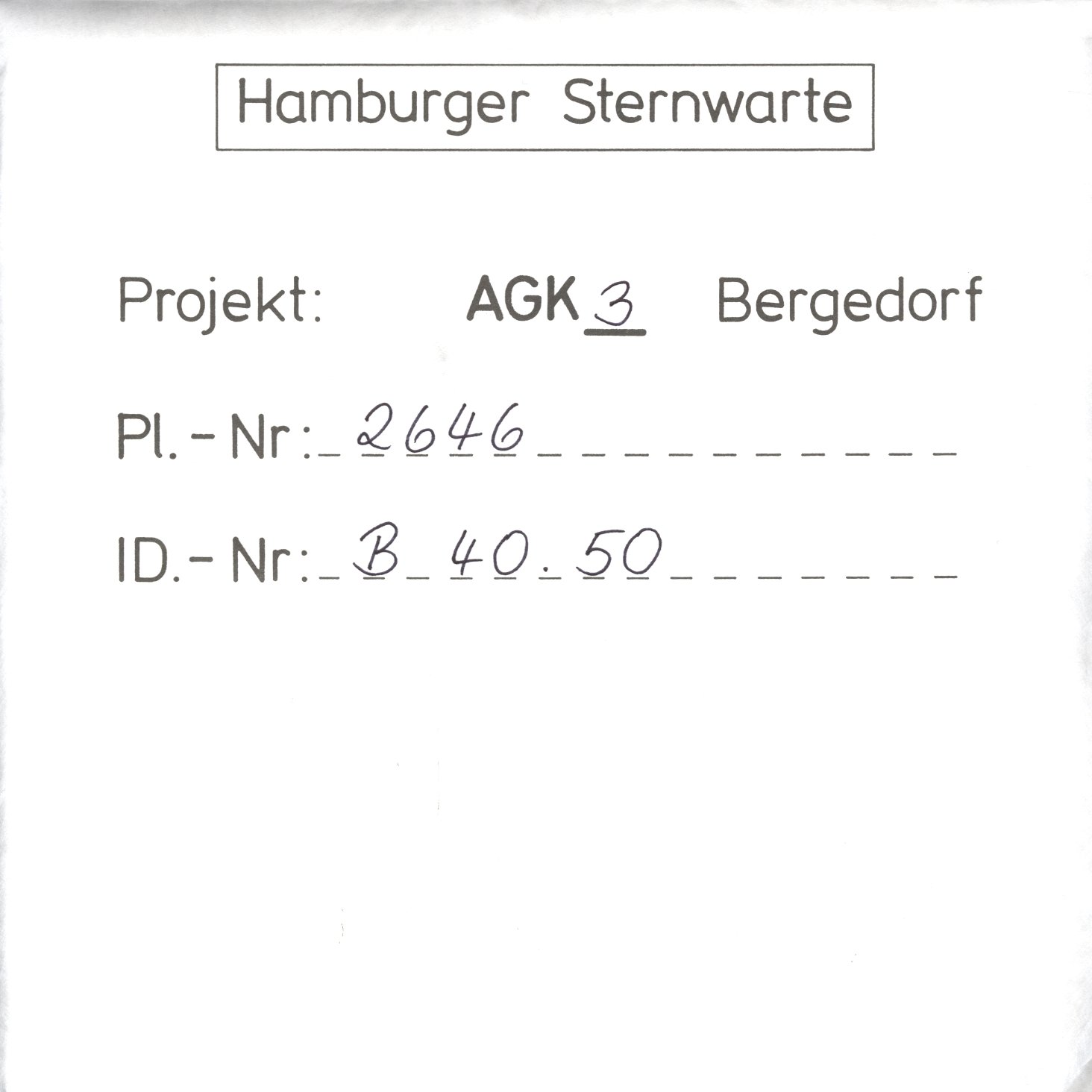 Plattenhuelle AG02646
