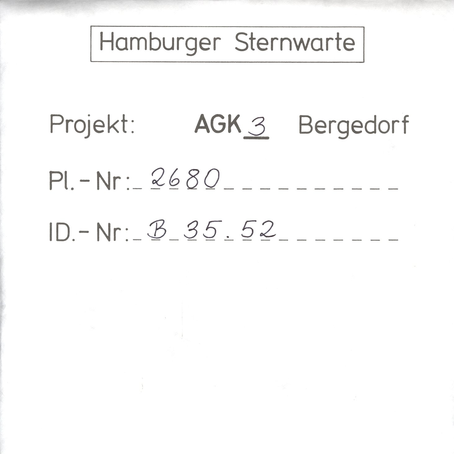 Plattenhuelle AG02680