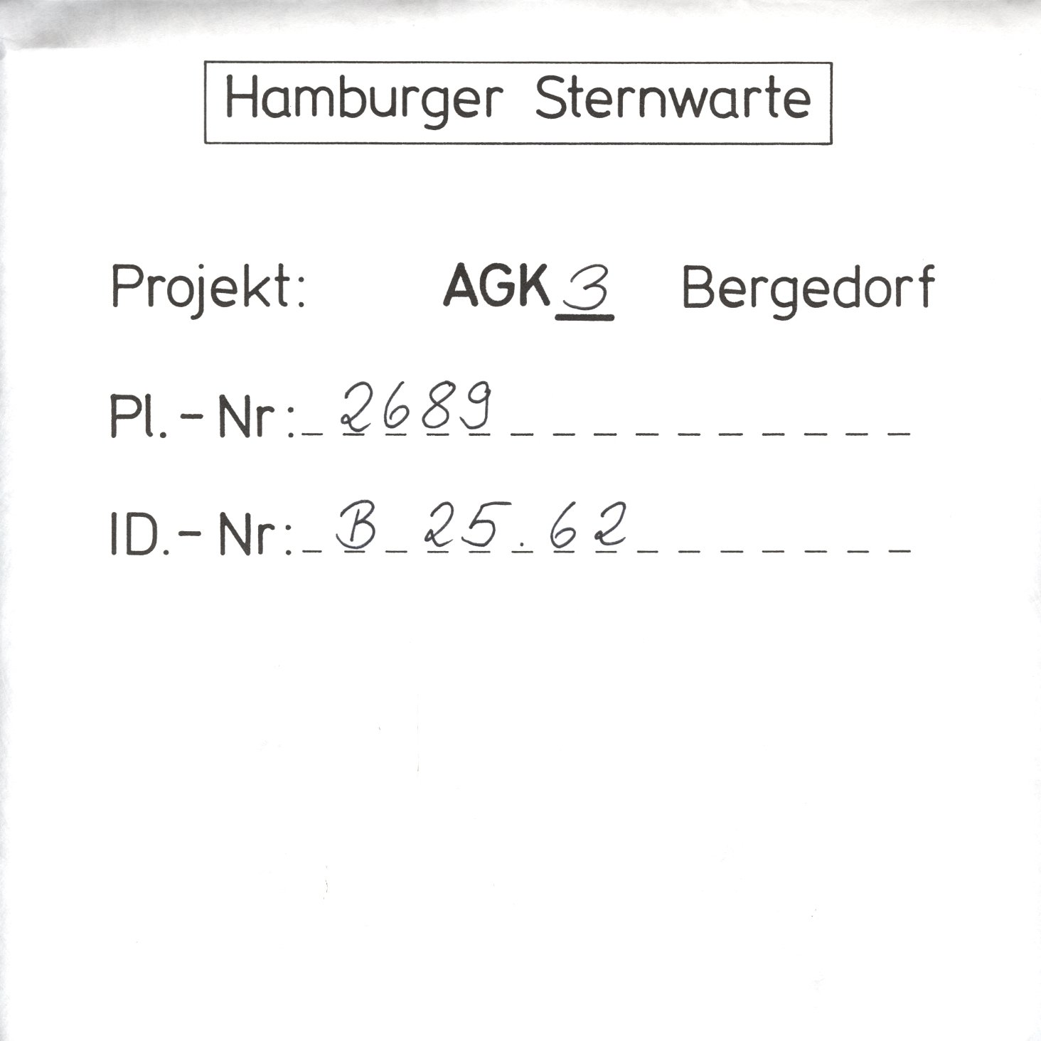 Plattenhuelle AG02689