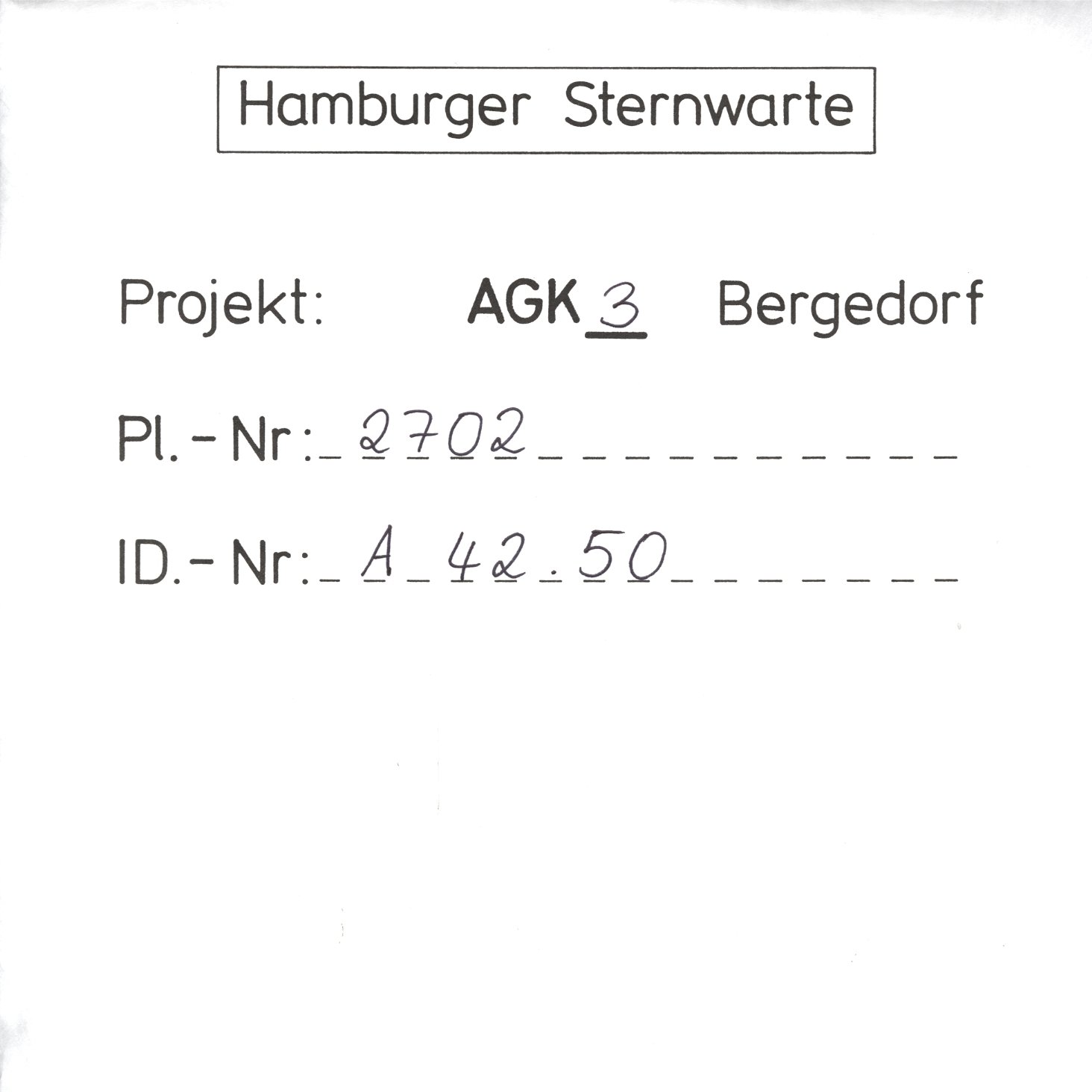 Plattenhuelle AG02702