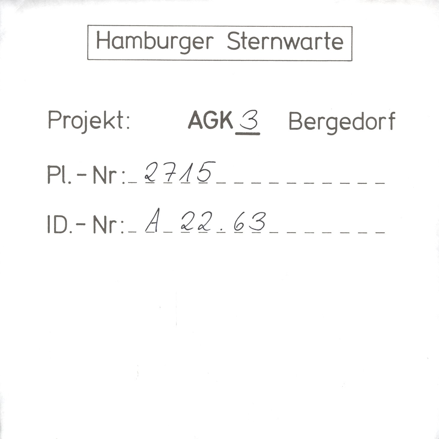 Plattenhuelle AG02715