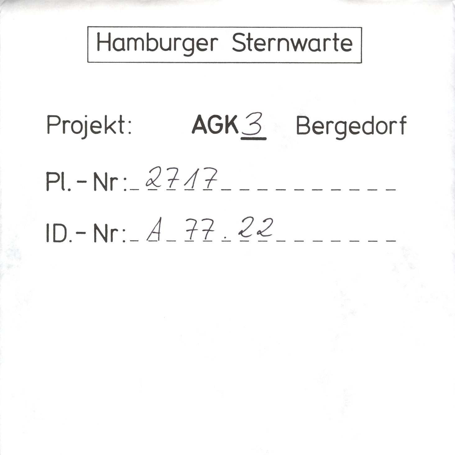 Plattenhuelle AG02717