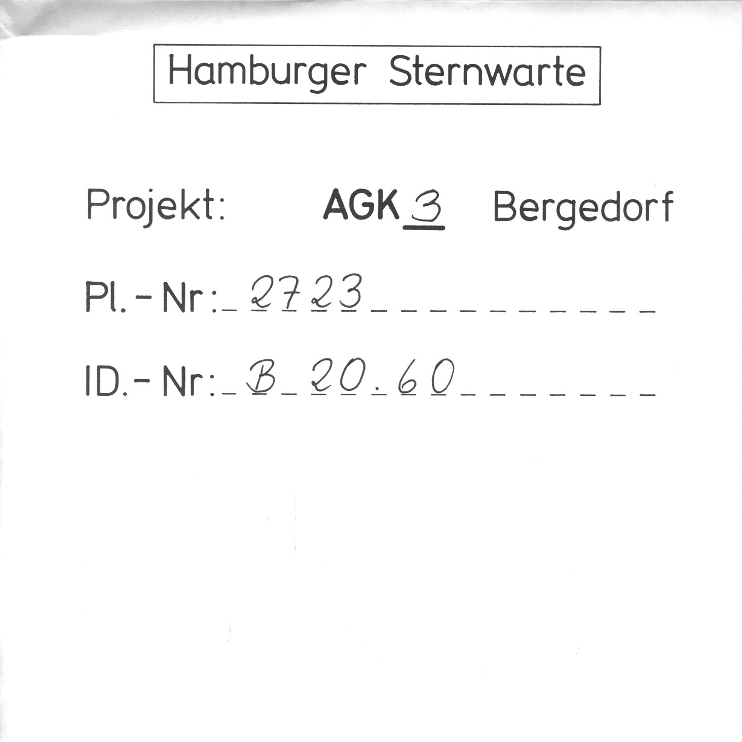 Plattenhuelle AG02723