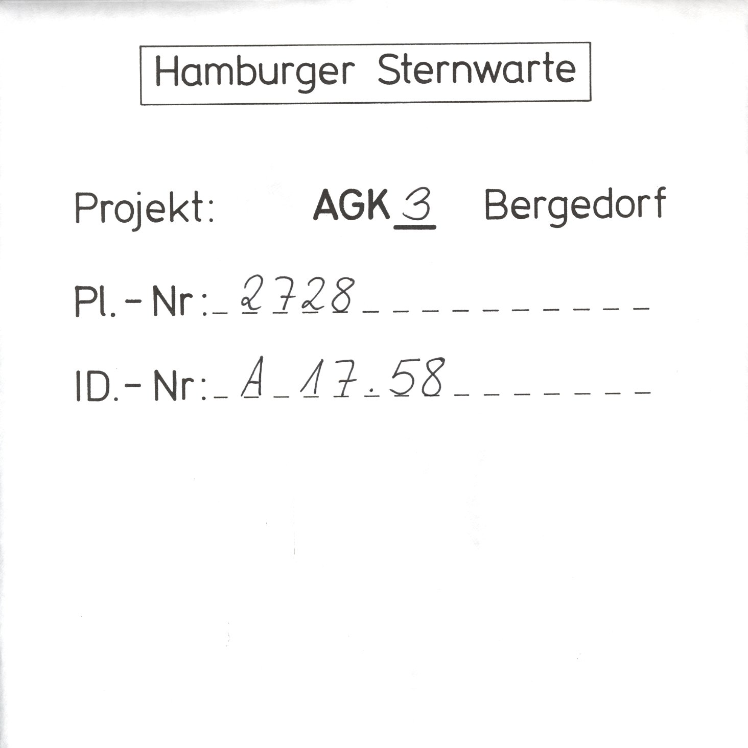 Plattenhuelle AG02728