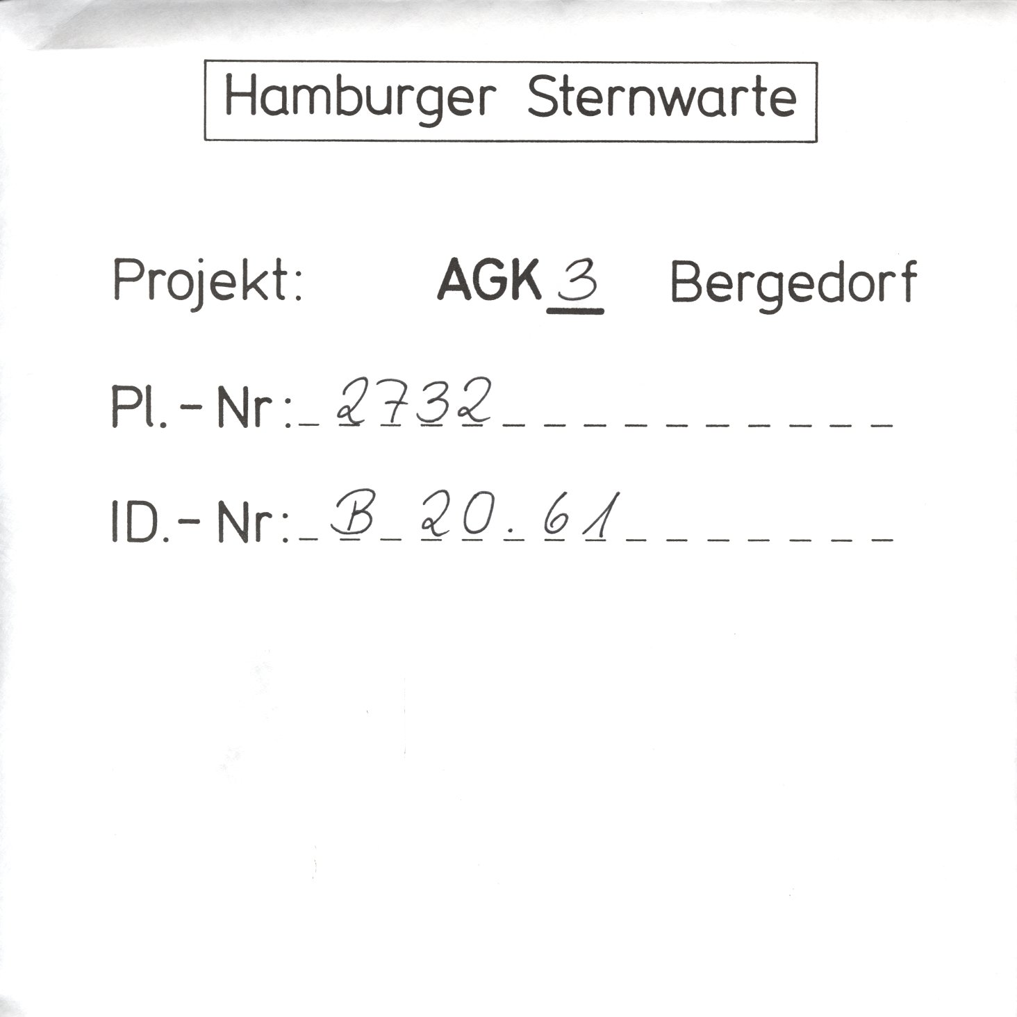 Plattenhuelle AG02732