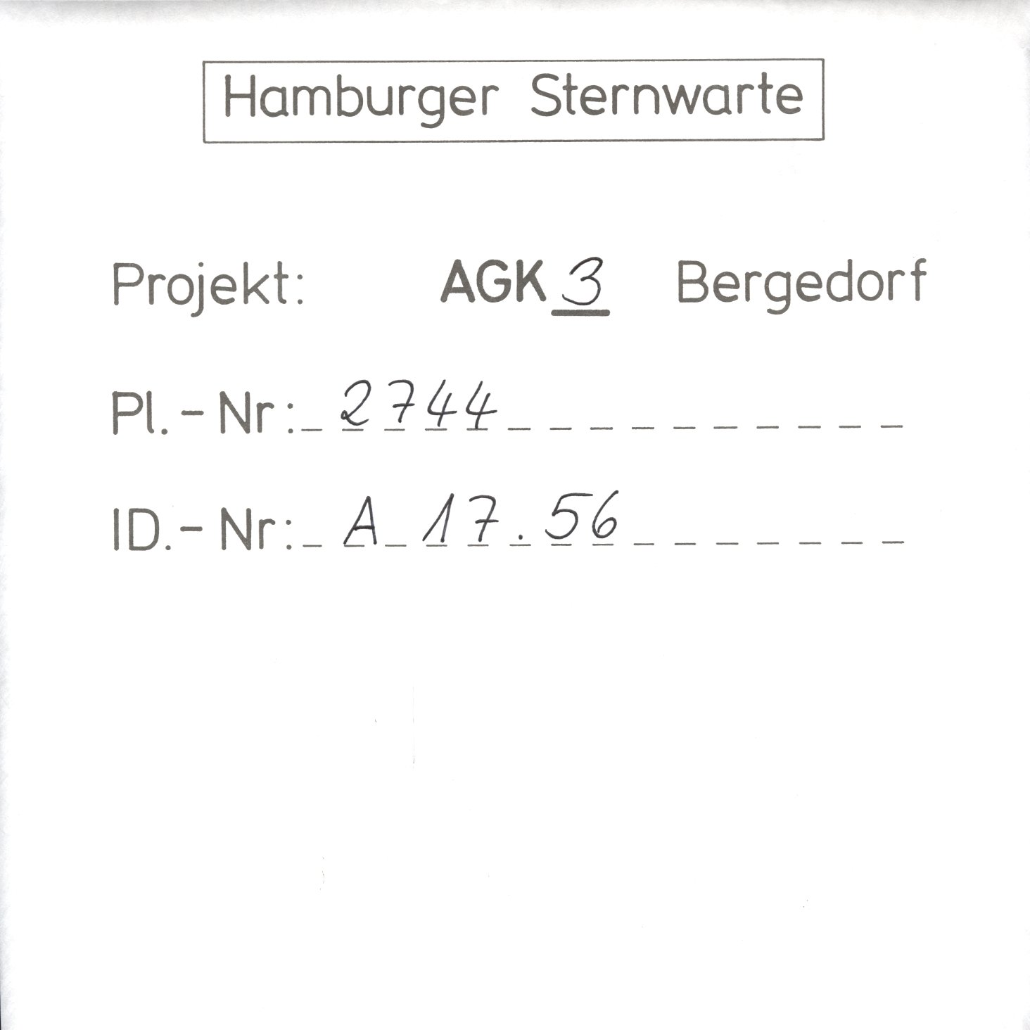 Plattenhuelle AG02744