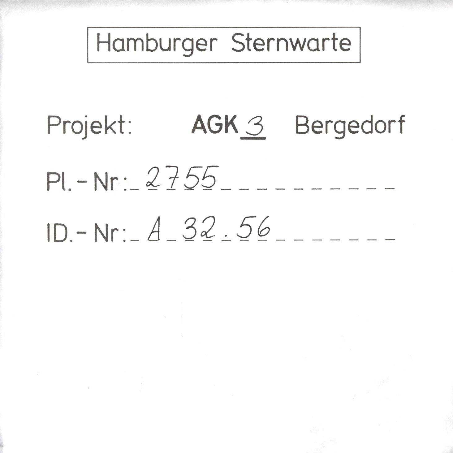 Plattenhuelle AG02755