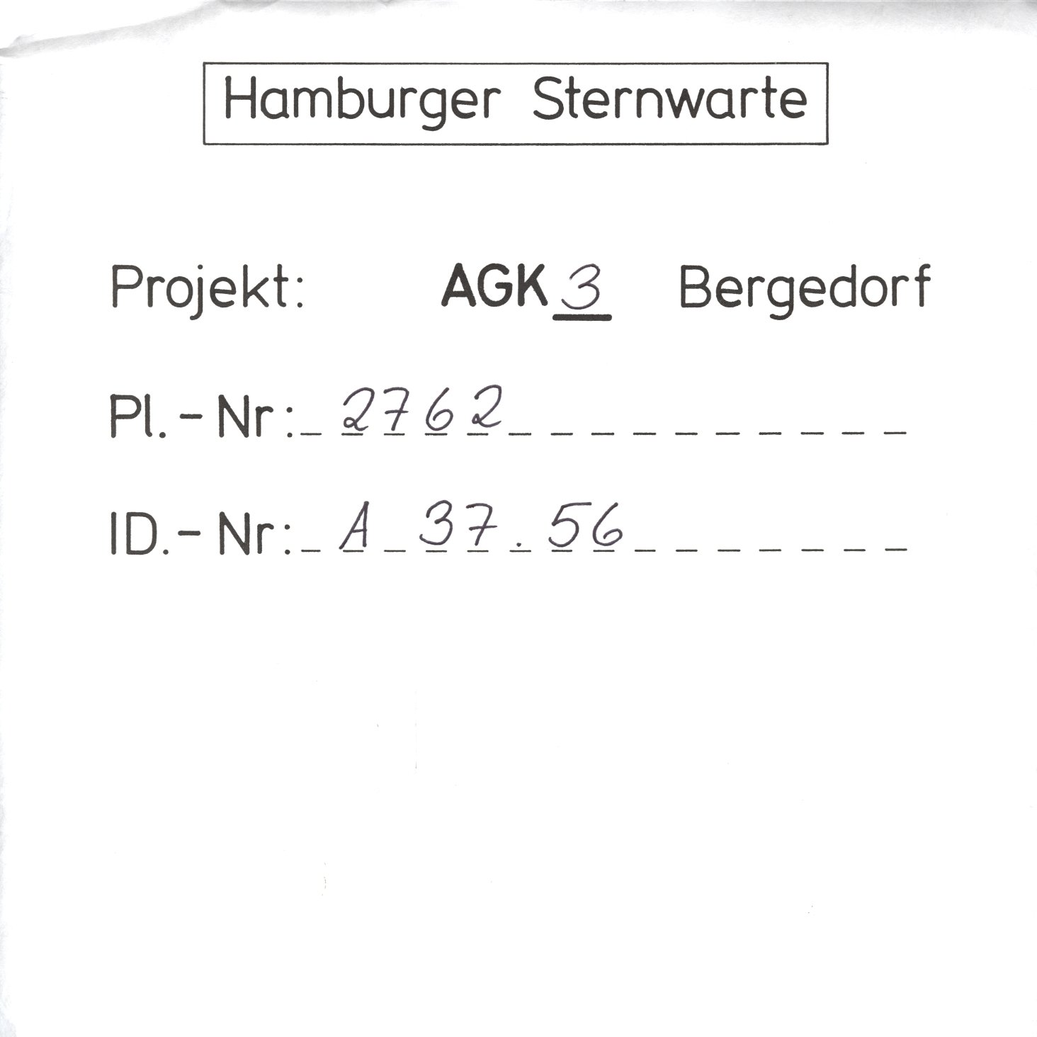 Plattenhuelle AG02762
