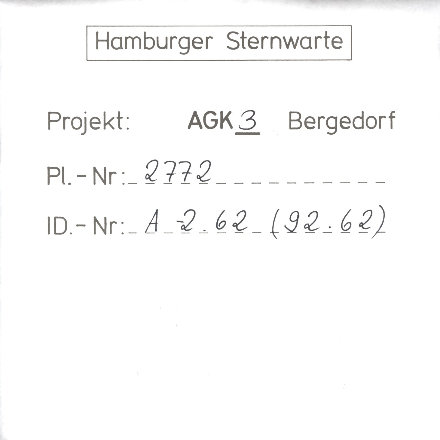 Plattenhuelle AG02772