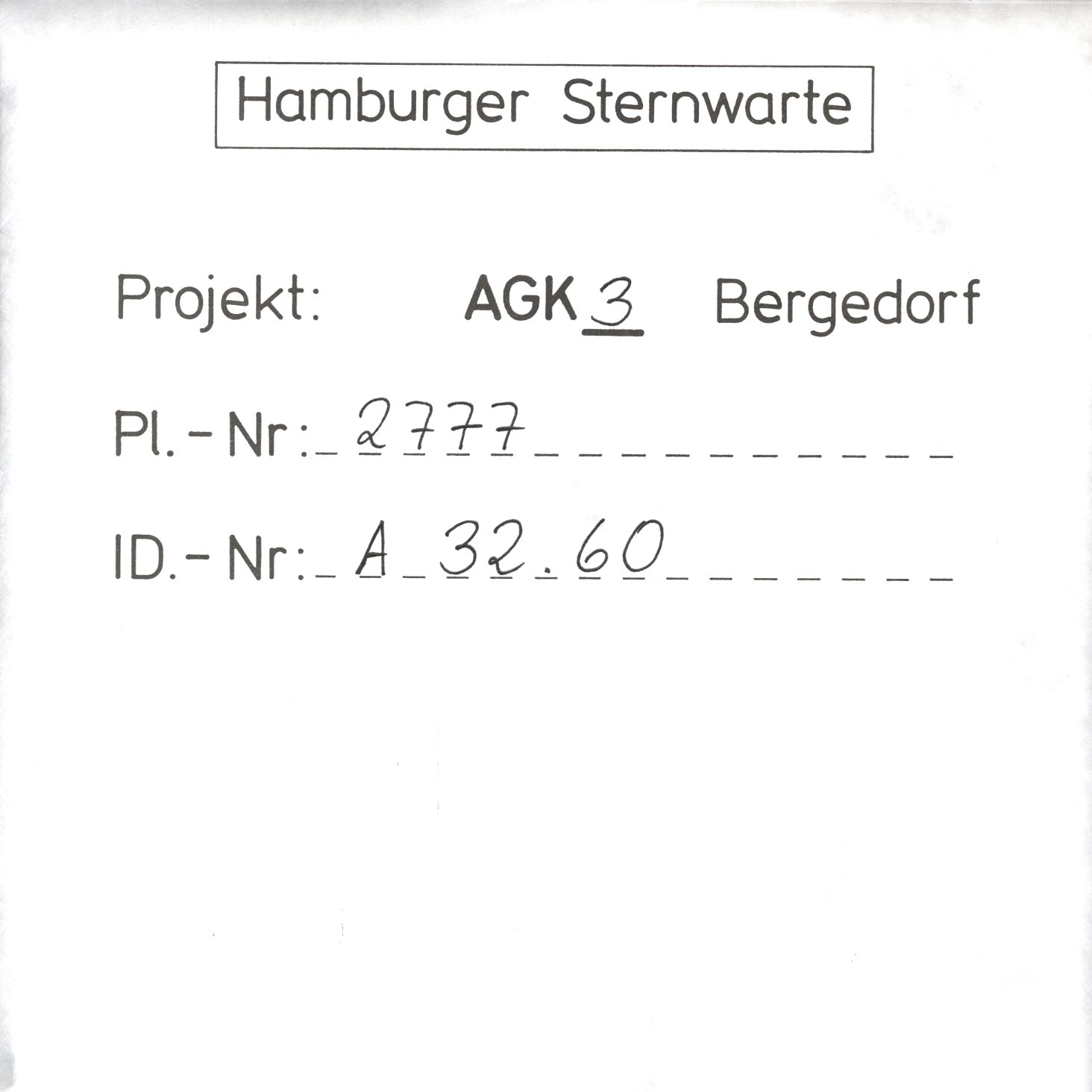 Plattenhuelle AG02777
