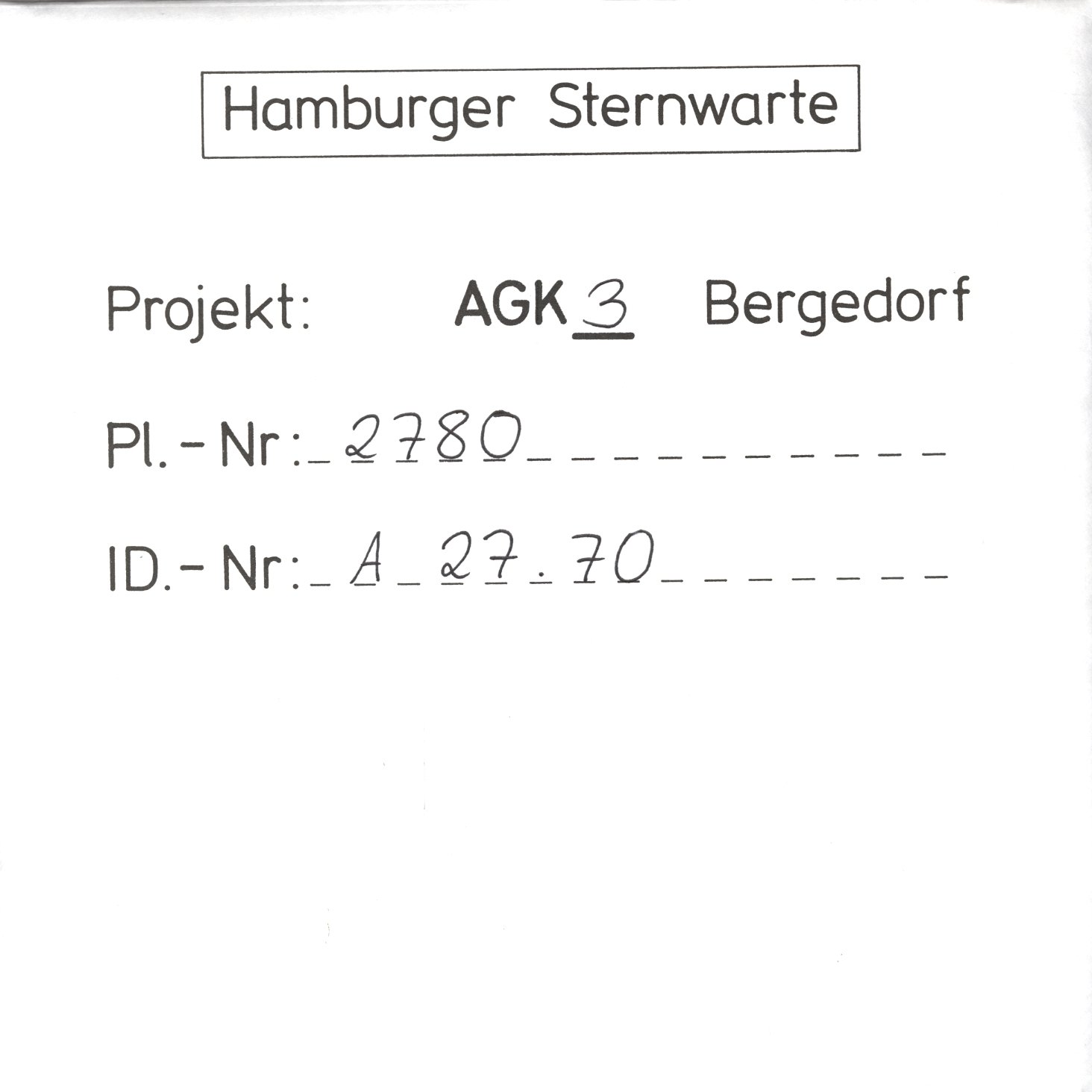Plattenhuelle AG02780
