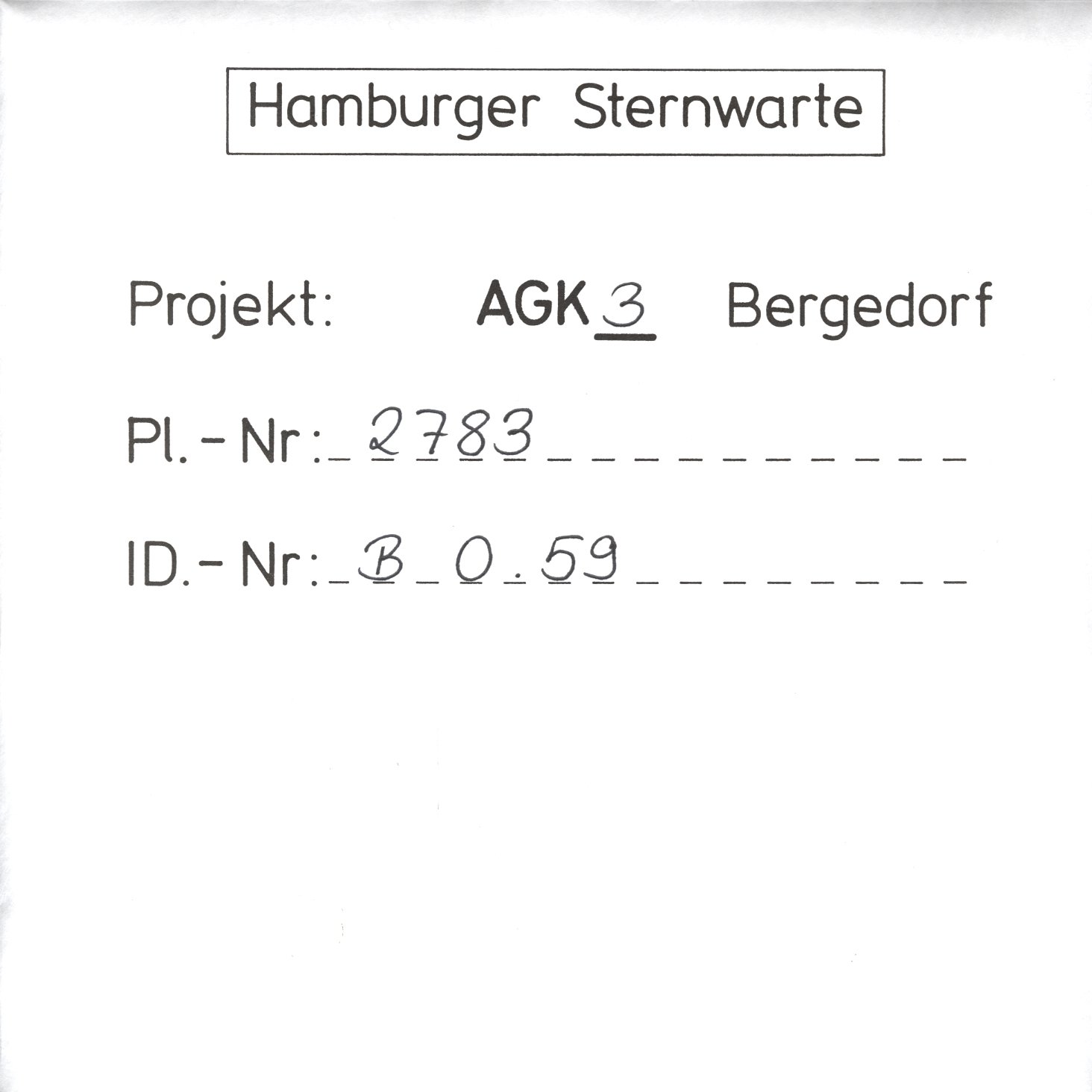 Plattenhuelle AG02783