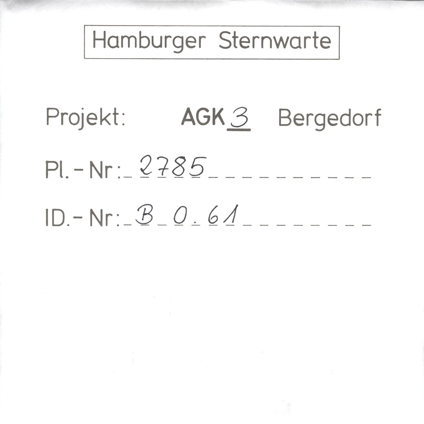 Plattenhuelle AG02785