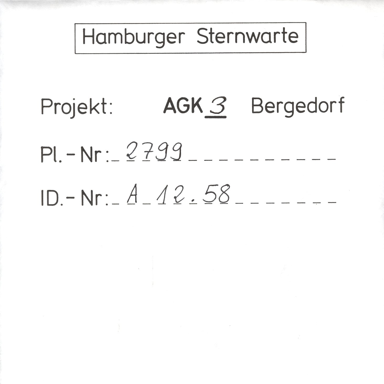 Plattenhuelle AG02799