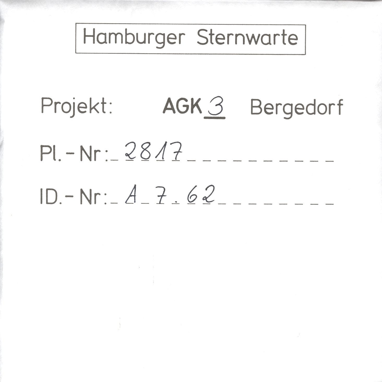 Plattenhuelle AG02817