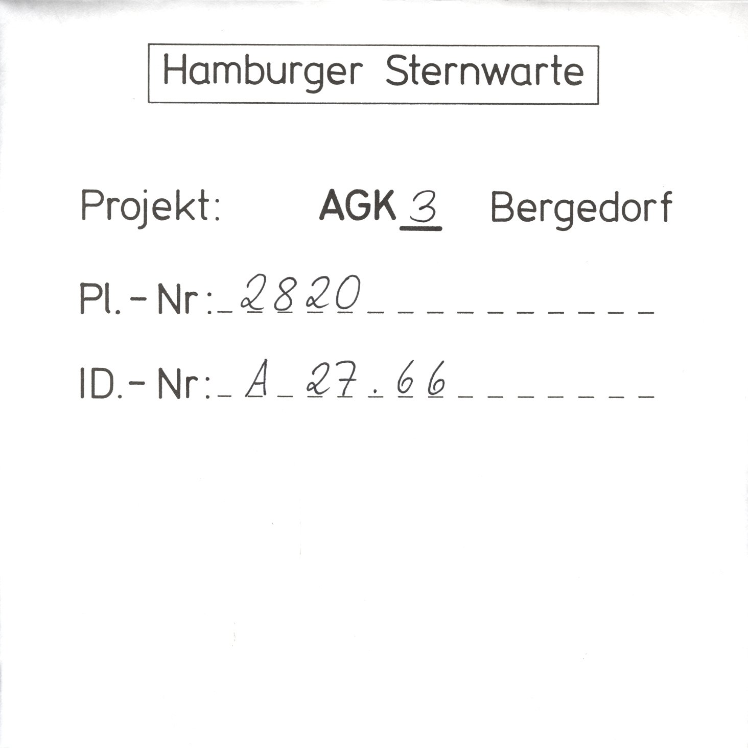 Plattenhuelle AG02820