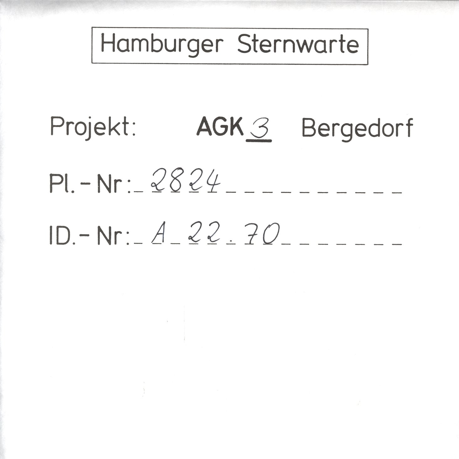 Plattenhuelle AG02824