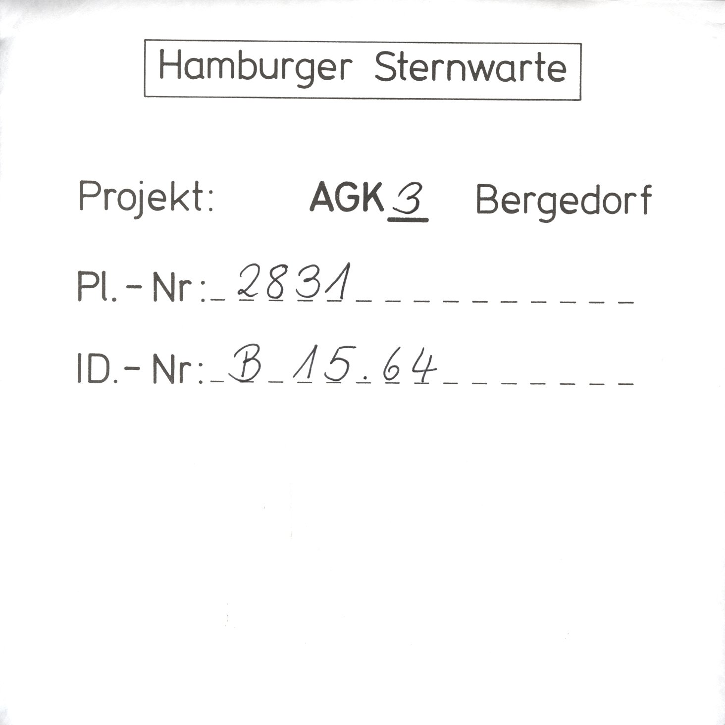 Plattenhuelle AG02831