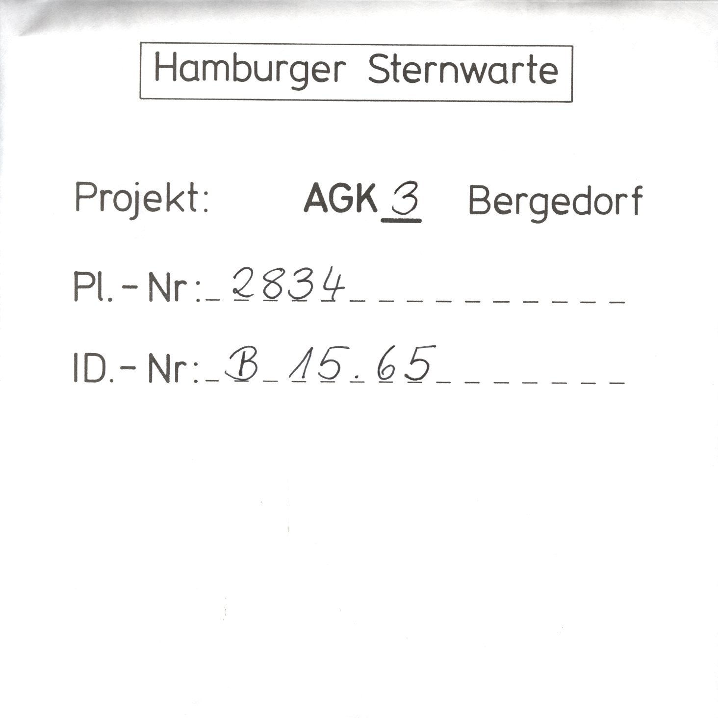 Plattenhuelle AG02834