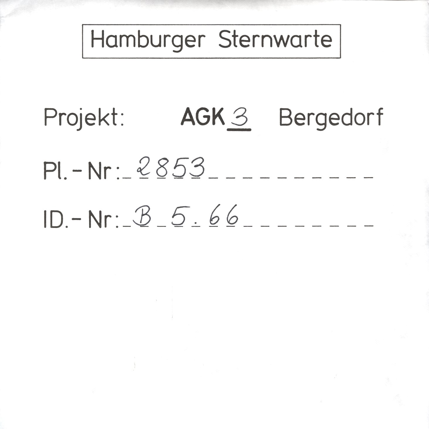 Plattenhuelle AG02853