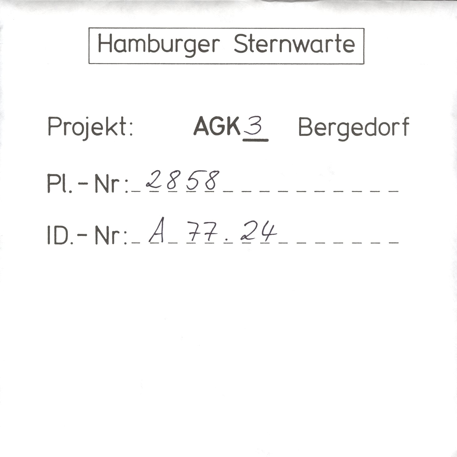 Plattenhuelle AG02858