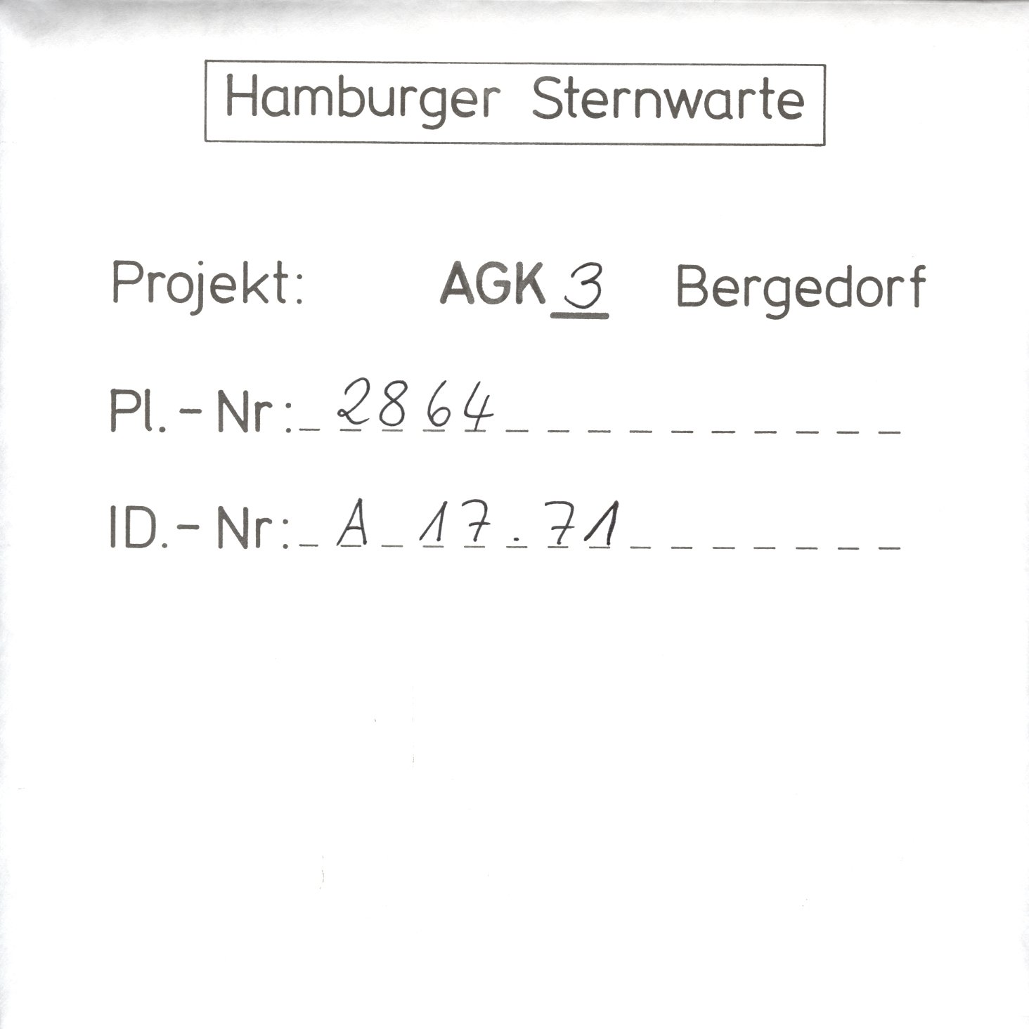 Plattenhuelle AG02864