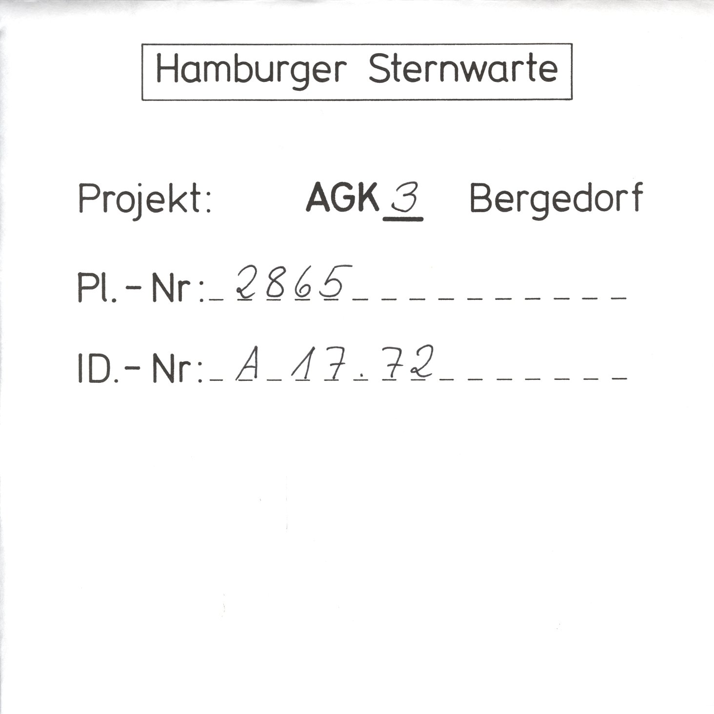 Plattenhuelle AG02865