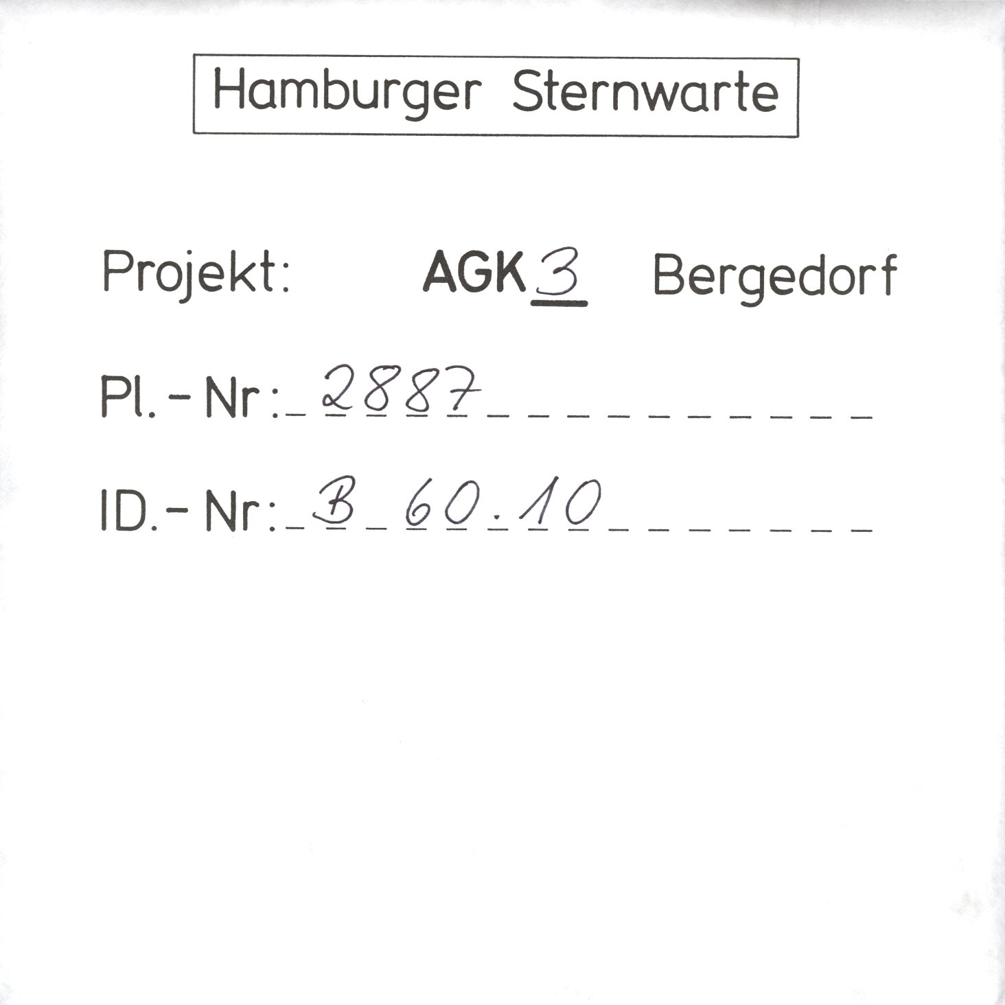 Plattenhuelle AG02887