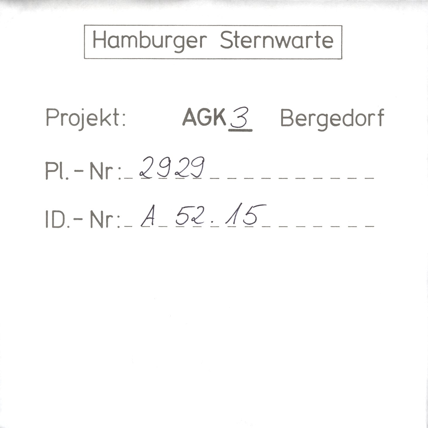 Plattenhuelle AG02929
