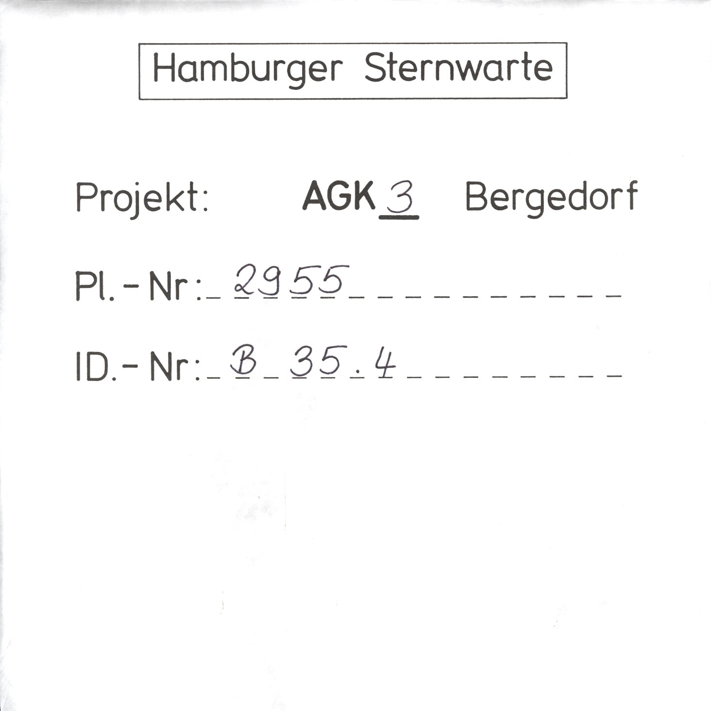 Plattenhuelle AG02955
