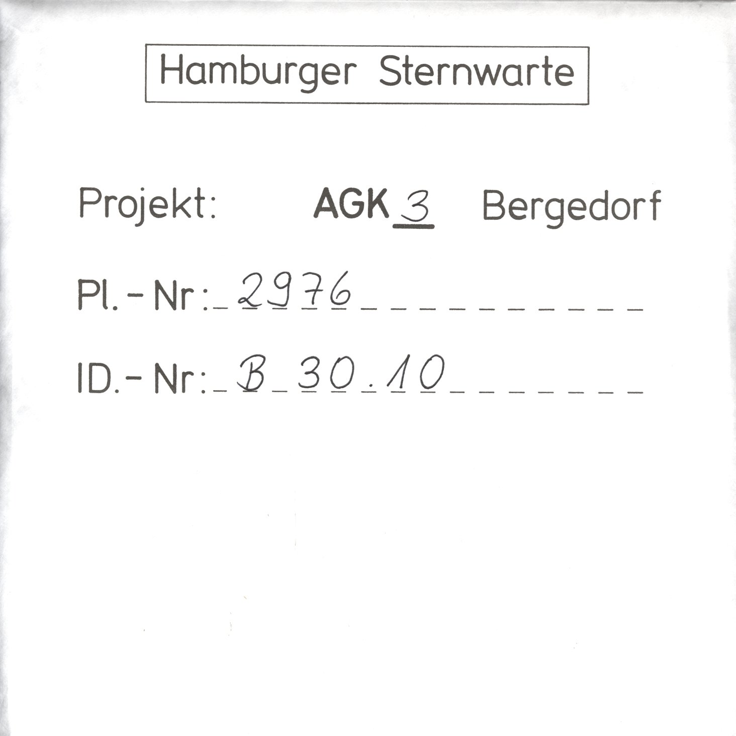 Plattenhuelle AG02976