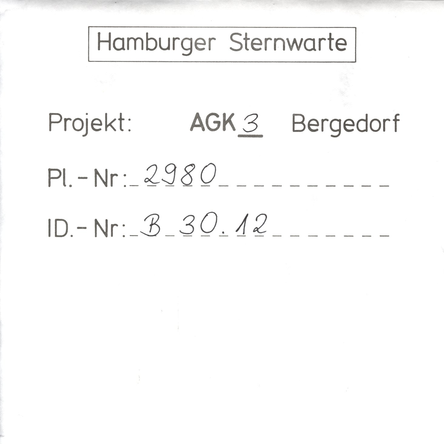 Plattenhuelle AG02980