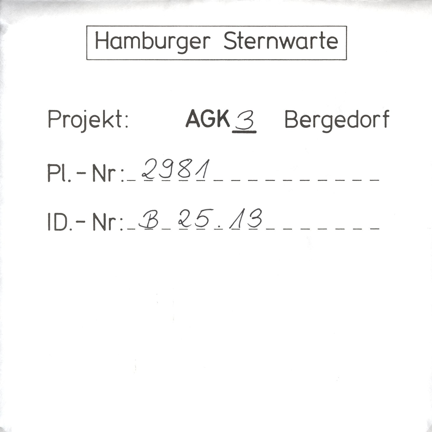 Plattenhuelle AG02981