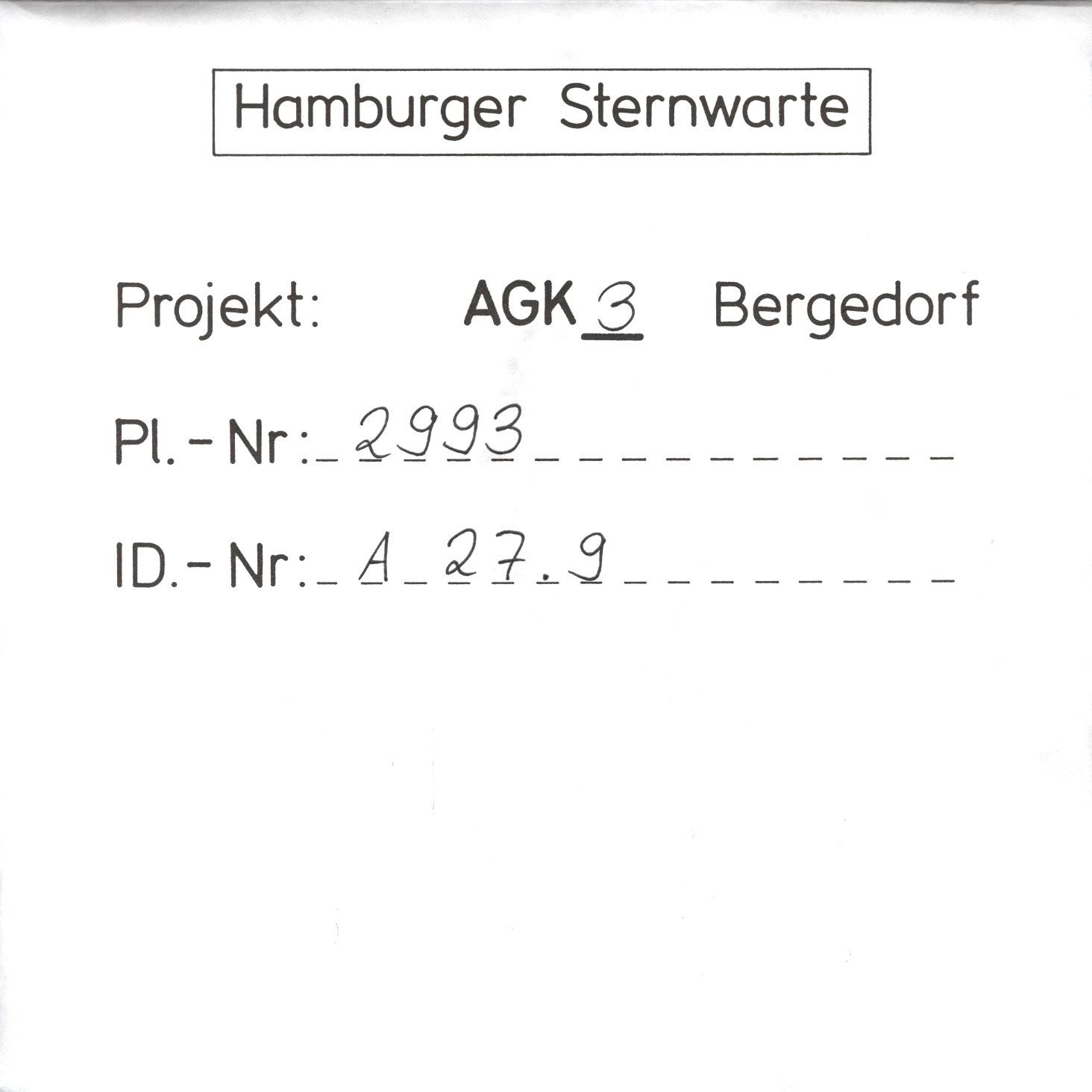 Plattenhuelle AG02993