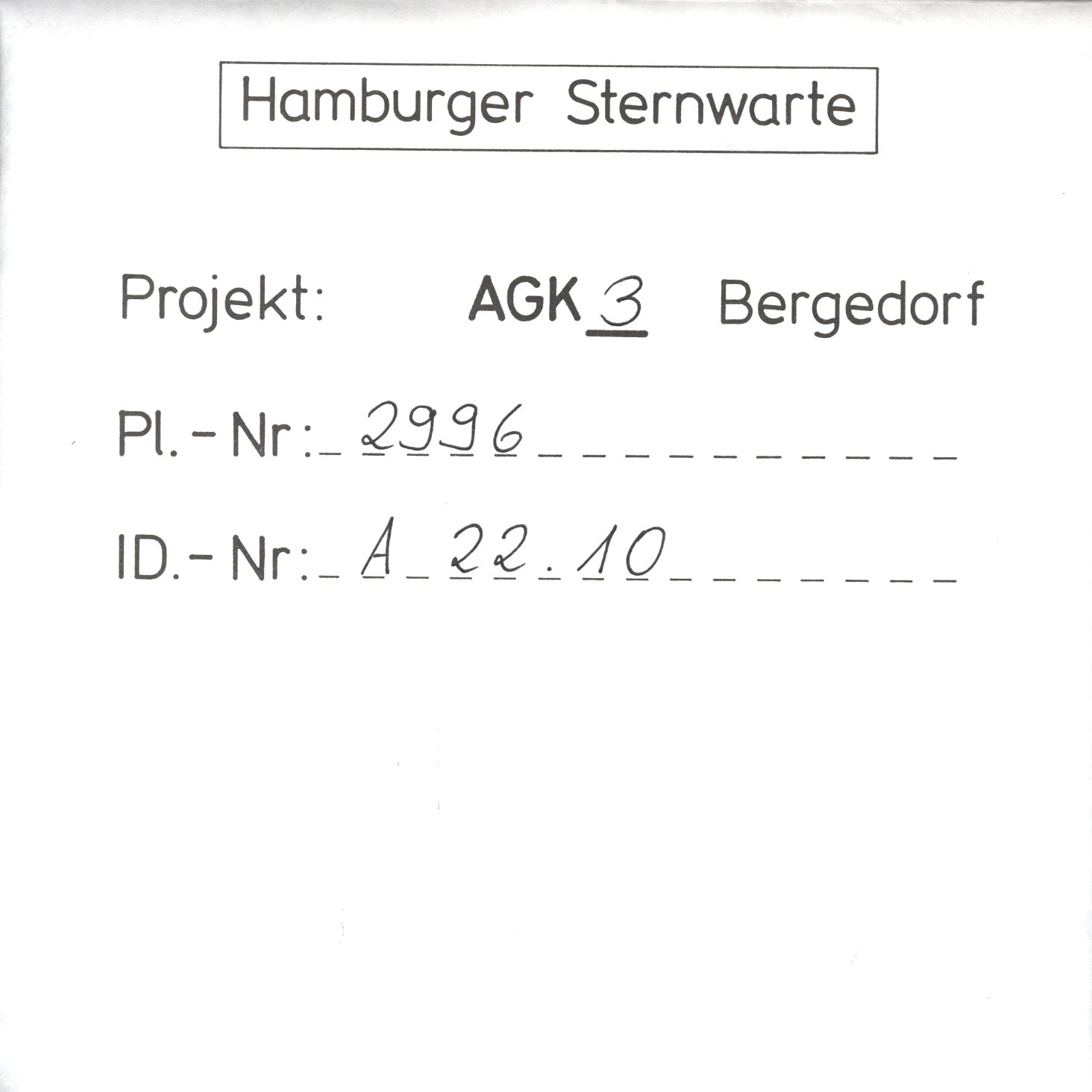 Plattenhuelle AG02996