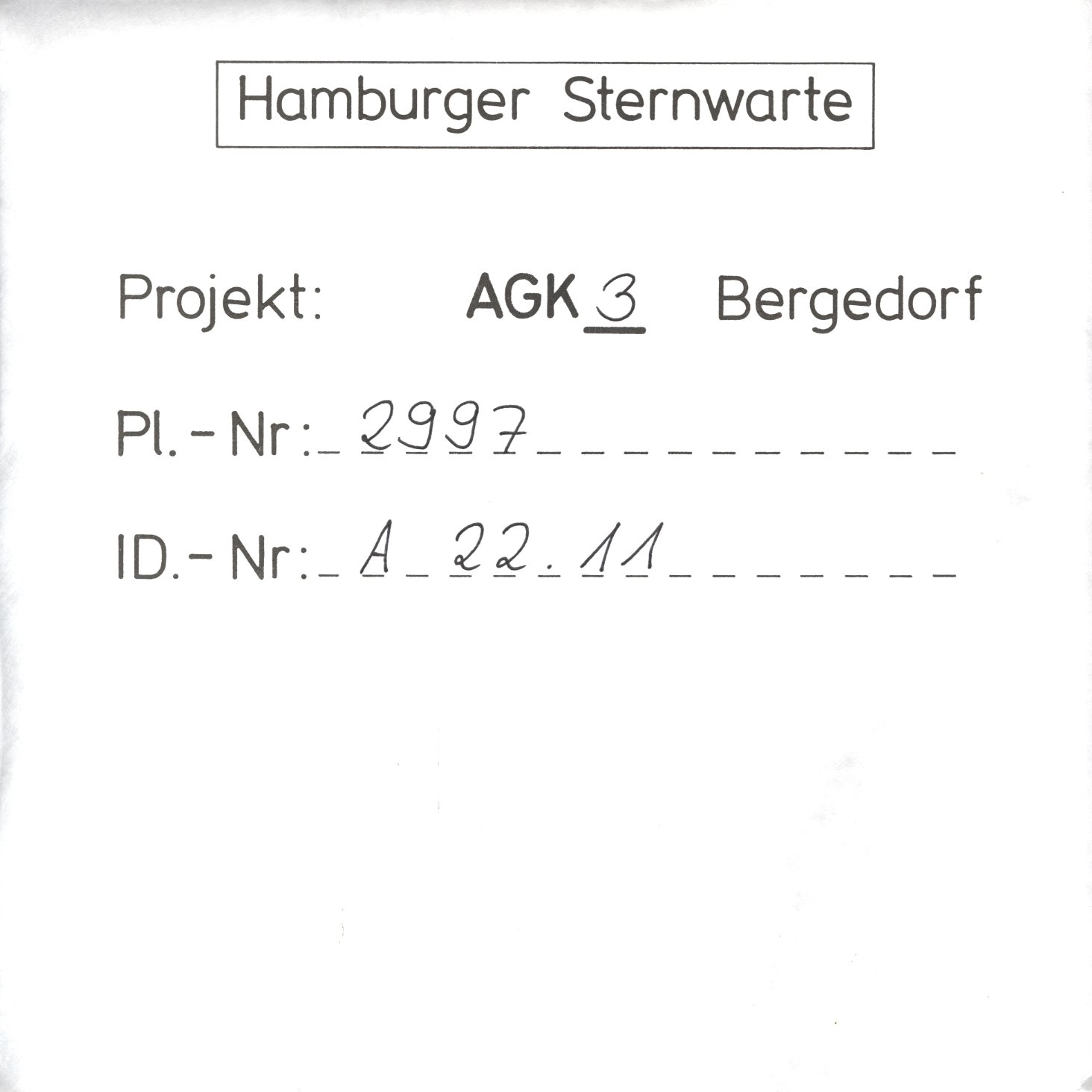 Plattenhuelle AG02997