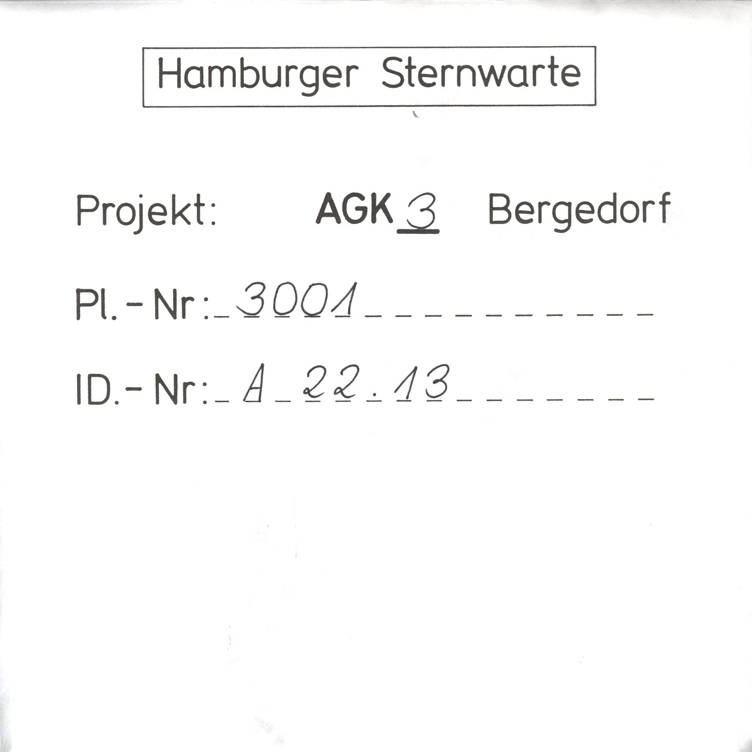 Plattenhuelle AG03001