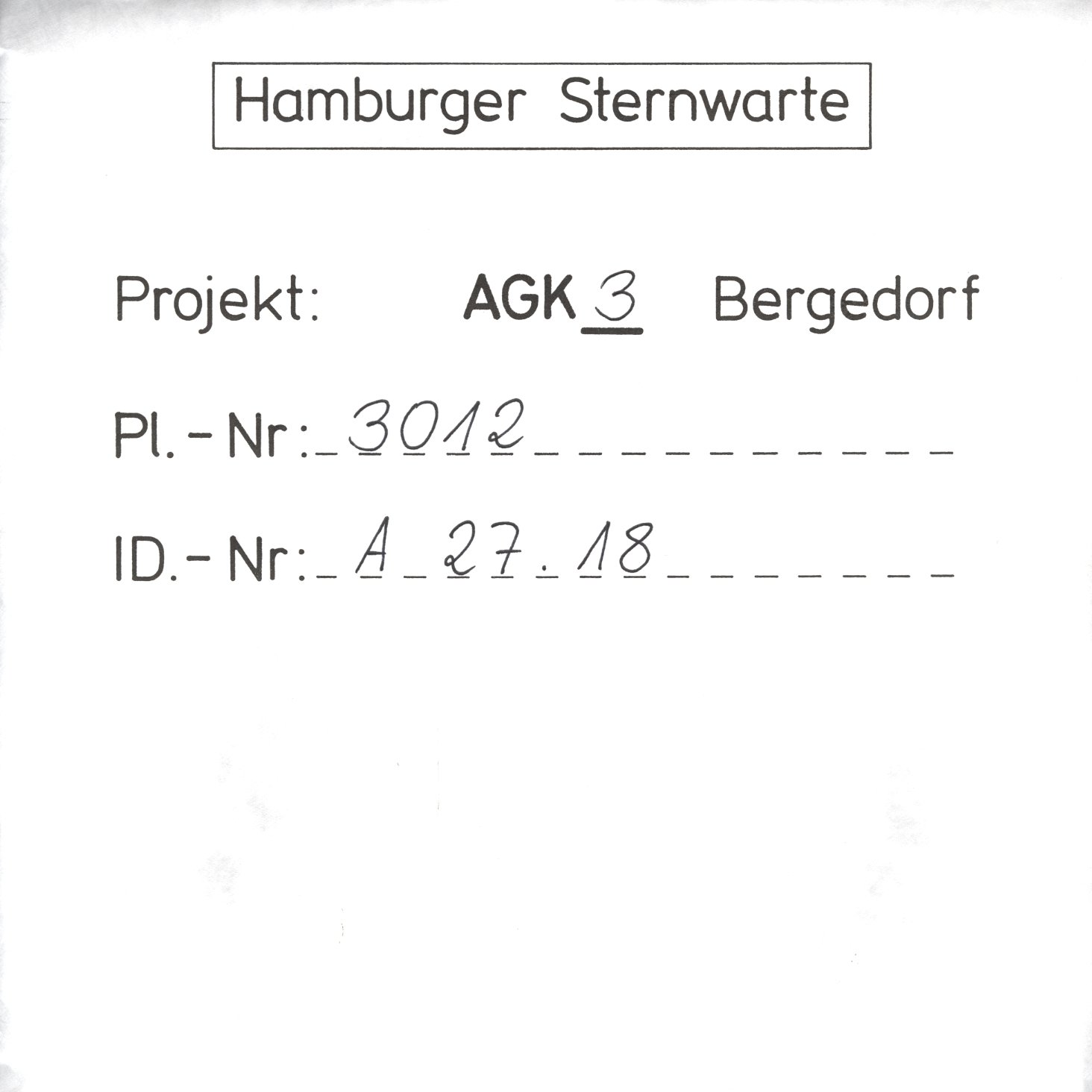 Plattenhuelle AG03012