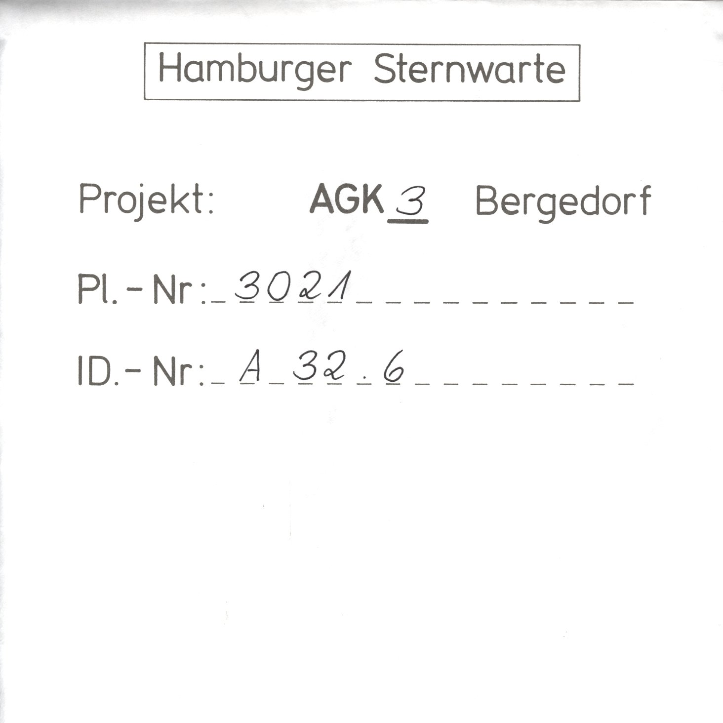 Plattenhuelle AG03021