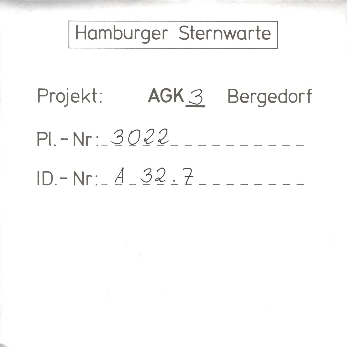 Plattenhuelle AG03022