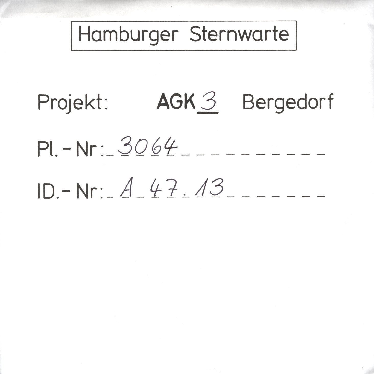 Plattenhuelle AG03064