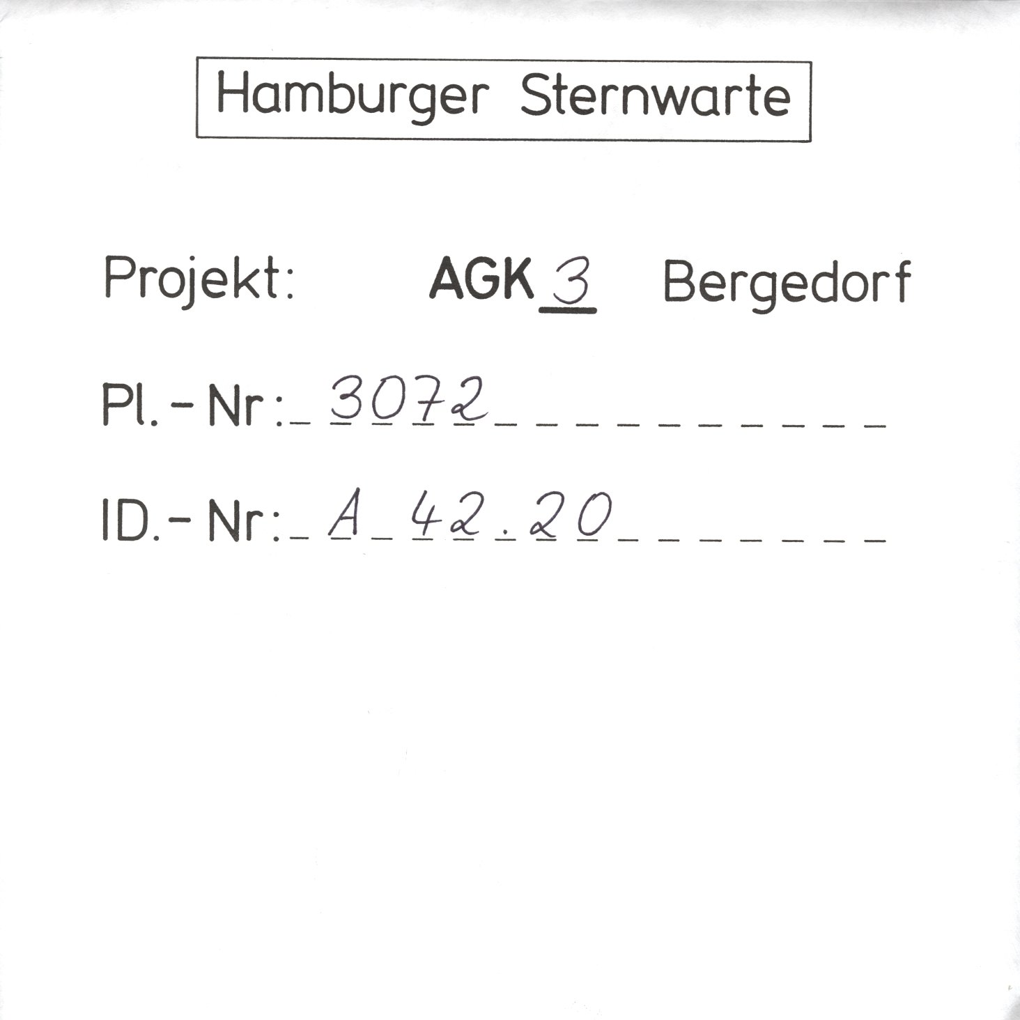 Plattenhuelle AG03072