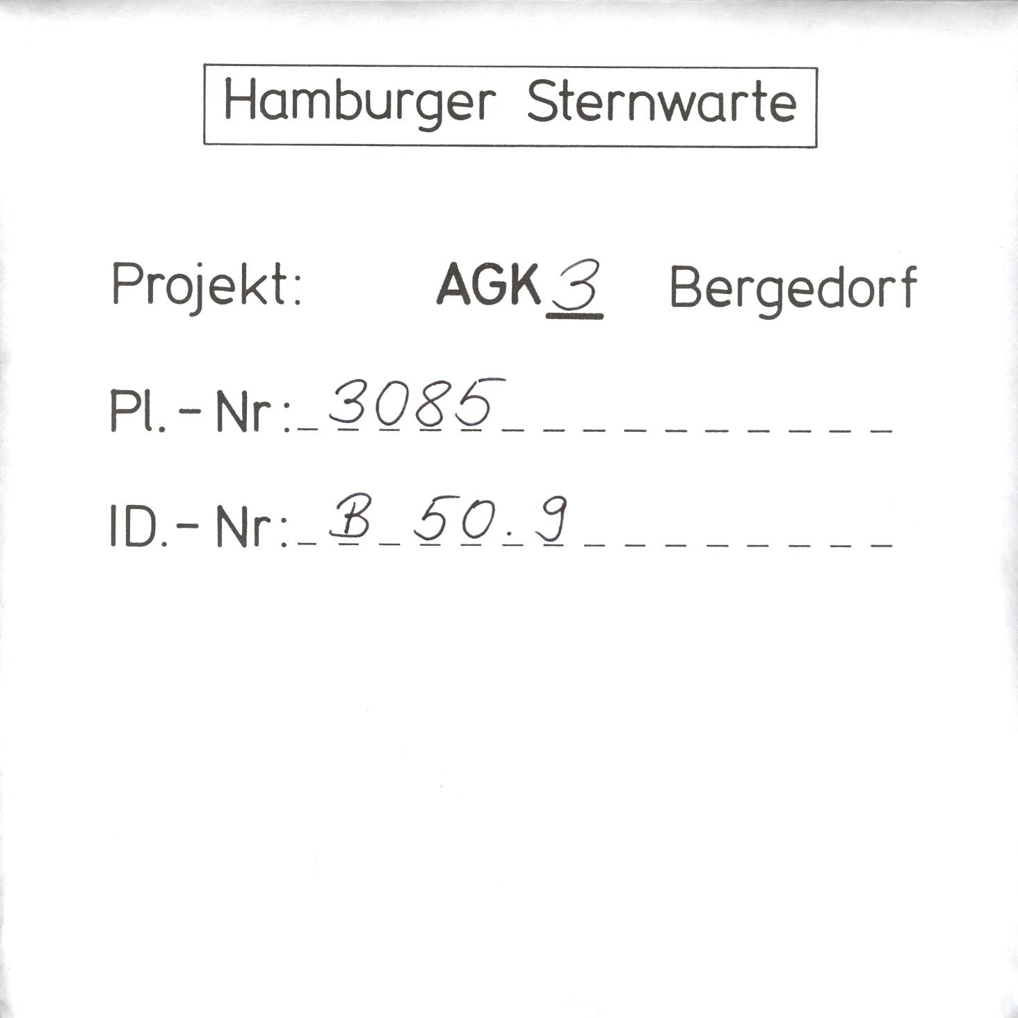 Plattenhuelle AG03085