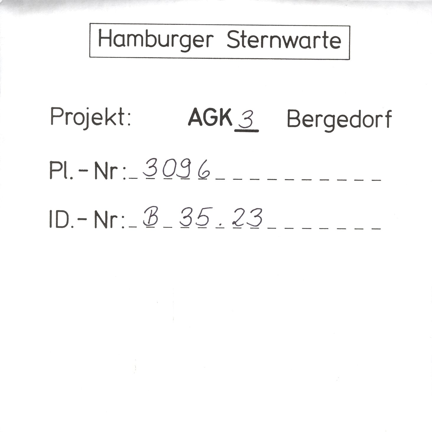 Plattenhuelle AG03096
