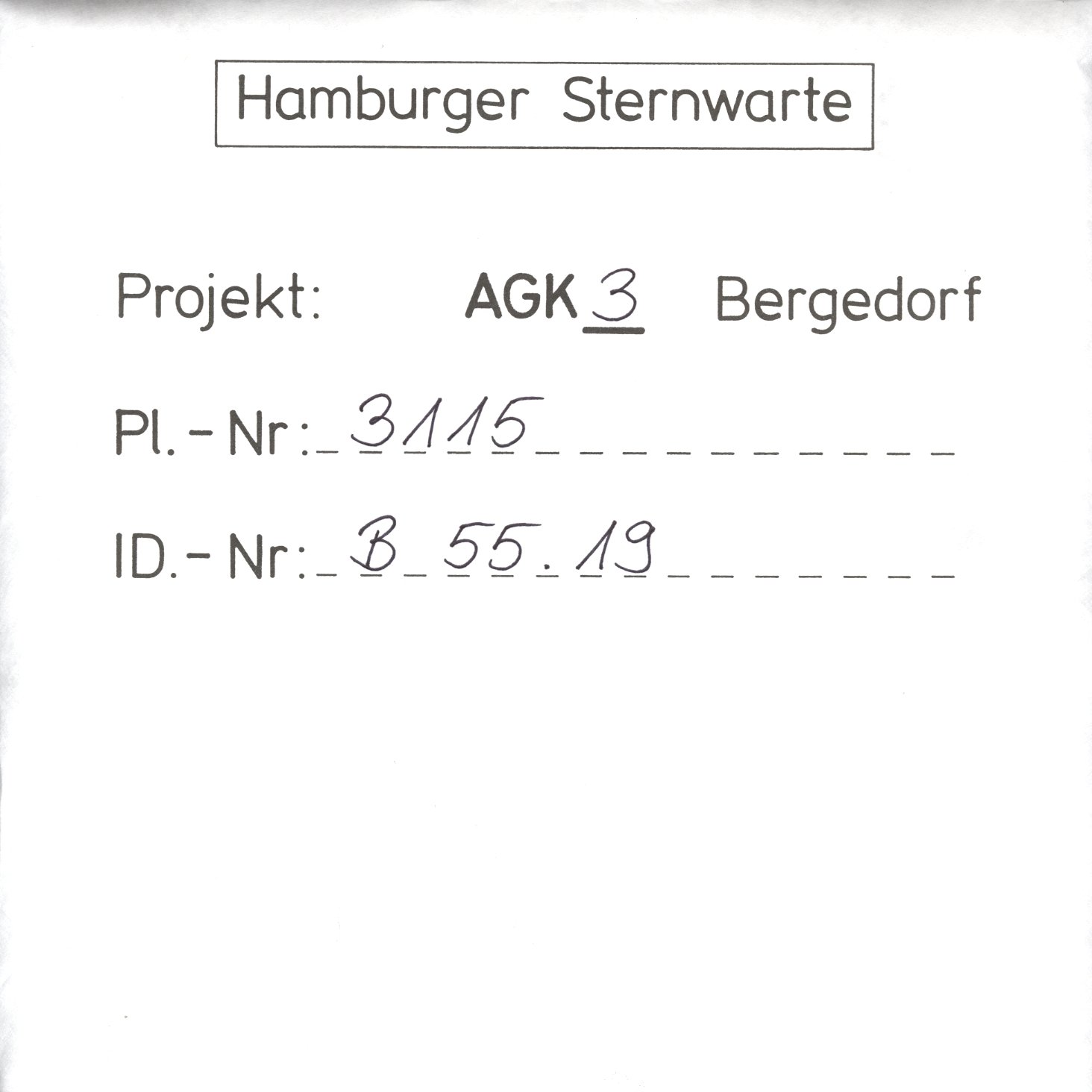 Plattenhuelle AG03115