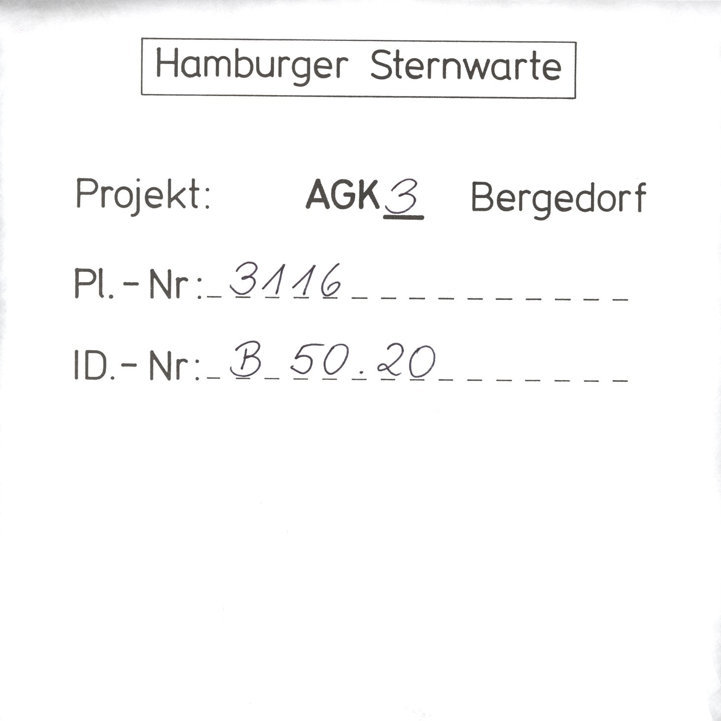 Plattenhuelle AG03116